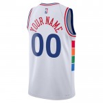 Maillot NBA Philadelphia 76ers Personnalisable Nike 2024-25 City Edition Blanc Swingman - Homme